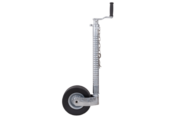 KNOTT TK48 Stützrad, Wellrohr, 300 kg, 48 mm, 700–940 mm