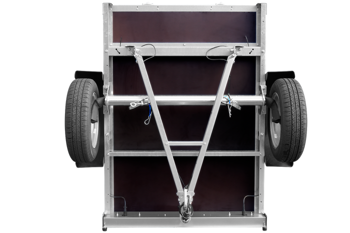 Neuer Anhänger Kipper, ungebremst, GARDEN TRAILER 150 KIPP mit zusätzlichen Bordwänden, Stützrad, Hochplane und Hochspriegel