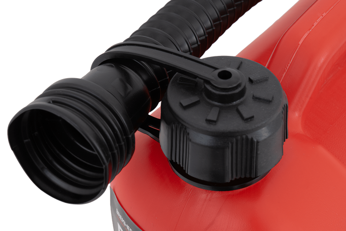 5-Liter-HERMON-Kunststoffkanister mit Trichter, rot