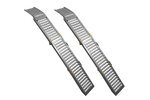 UNITRAILER ALR005 klappbare Auffahrrampen aus Stahl für Anhänger, 200 cm, 500 kg, 2er-Set
