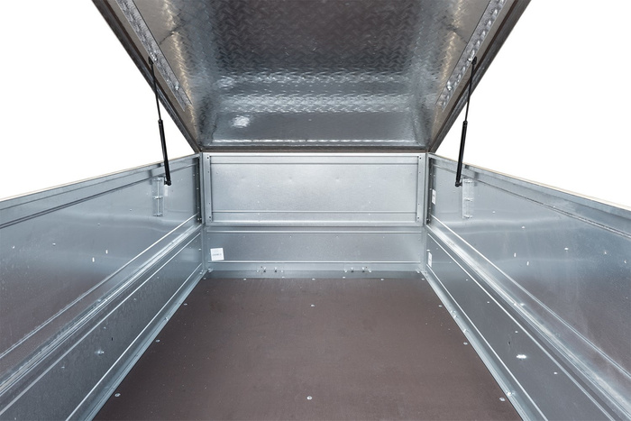 UNITRAILER GARDEN TRAILER 264 KIPP Anhängerabdeckung mit Zylinder-/Schlüsselschloss