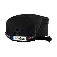 Towbox Camper Alpha schwarz (kurz) - Anhängerkupplungs-Dachbox