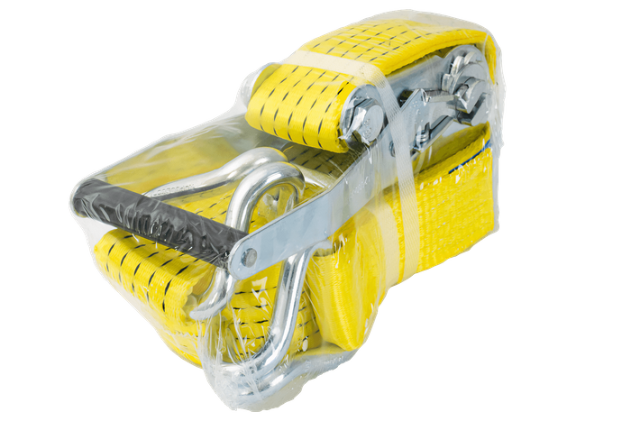 UNITRAILER 8 m/50 mm/5 t gelbes Transportband mit Spanner