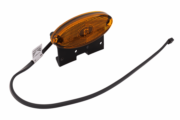ASPÖCK FLATPOINT II LED Umrissleuchte, orange, universal, mit Halterung