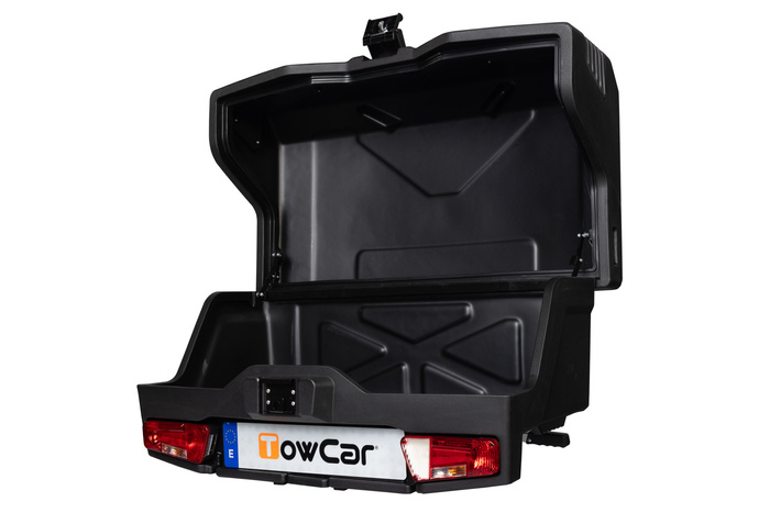 Towbox EVO Classic Grau - Anhängerkupplungs-Gepäckbox