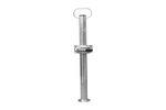 Anhängerstützen 2er Set mit Klemmhaltern UNITRAILER 300 kg 48 mm 600 mm