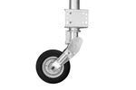 UNITRAILER automatisches Stützrad mit Griff 250 kg 60 mm 785–955 mm