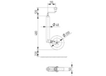 KNOTT TK48 Stützrad 150 kg 48 mm 480–700 mm