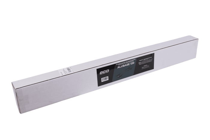 Eco Alubase 120 Dachträger - universeller Aluminium-Dachträger für offene Dachreling
